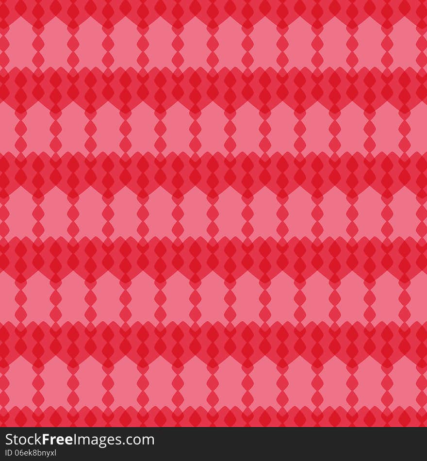 Abstract Red Pattern