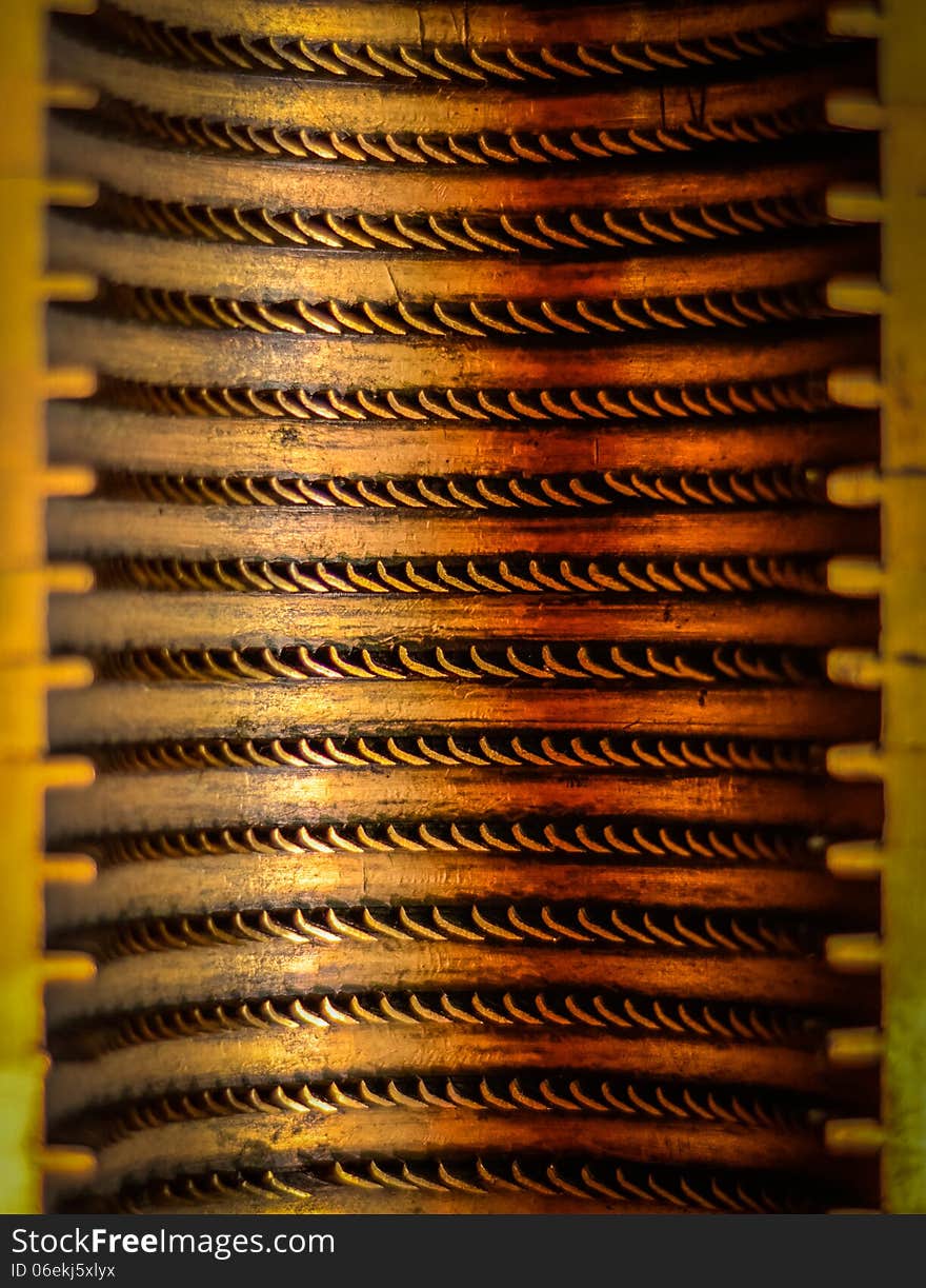 Abstract Background Of Industrial Metal Component (With Shallow DoF). Abstract Background Of Industrial Metal Component (With Shallow DoF)