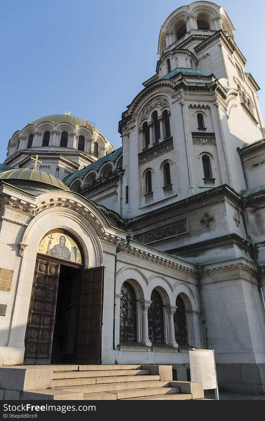 Orthodox cathedral alexander Nevsky in sofia capital of bulgaria