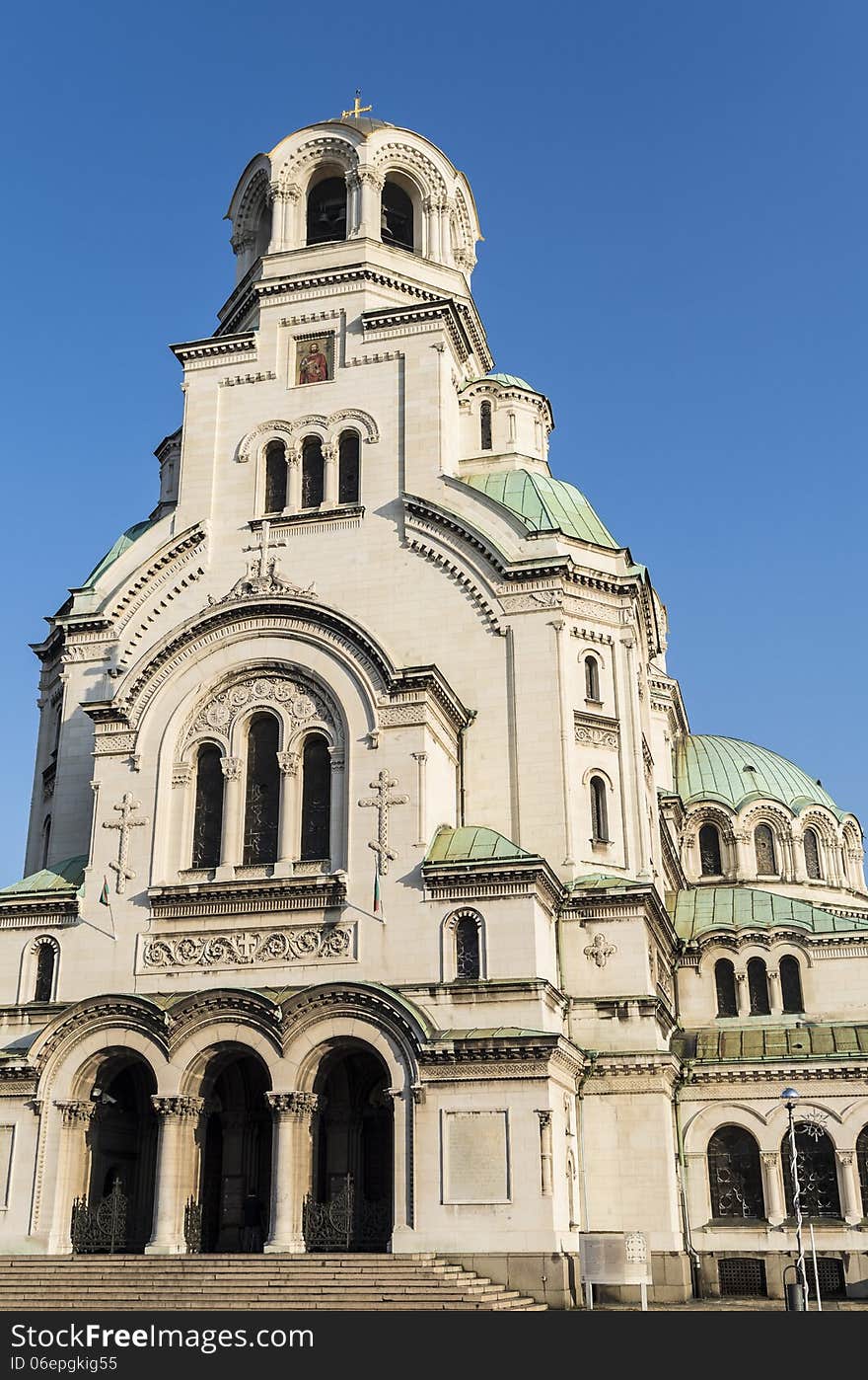 Orthodox cathedral alexander Nevsky in sofia capital of bulgaria