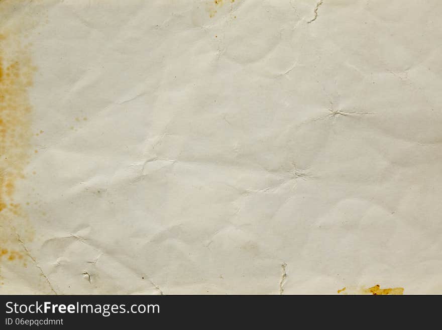 Crumpled paper texture