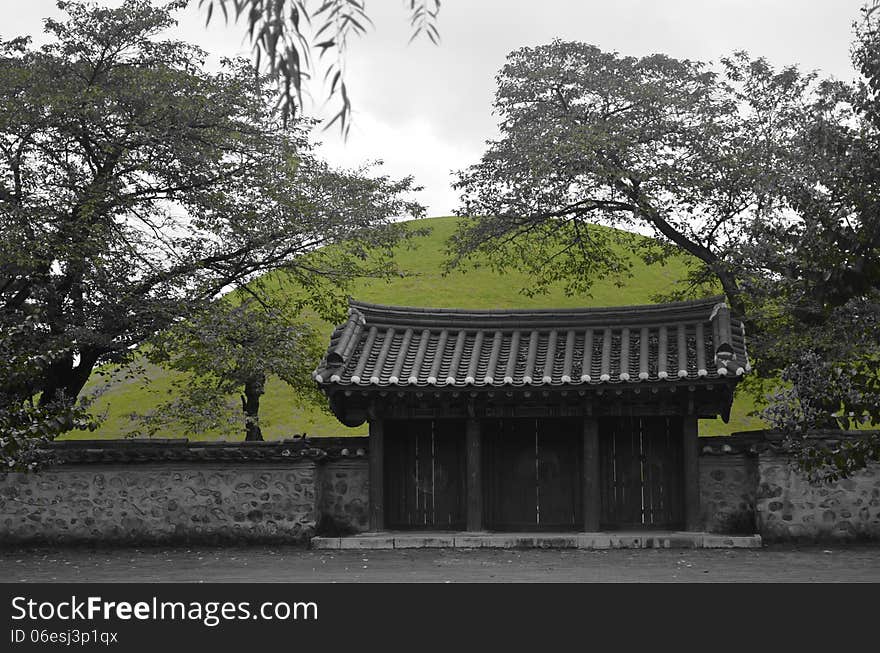 South Korean Temple Gate