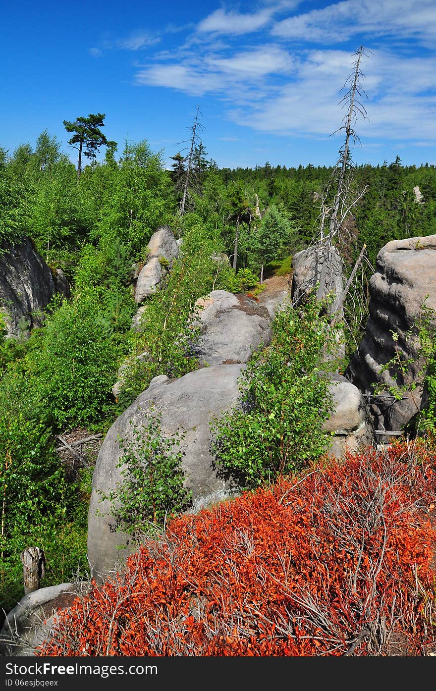 Czech nature, Broumovsko Landscape