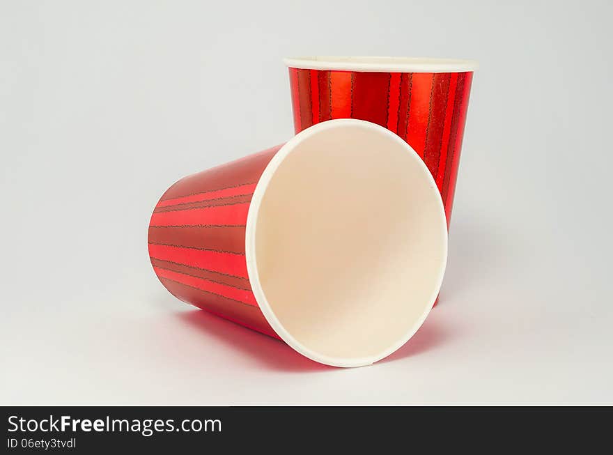 Red Cup isolated on white