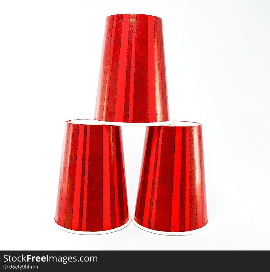 Red Cup isolated on white