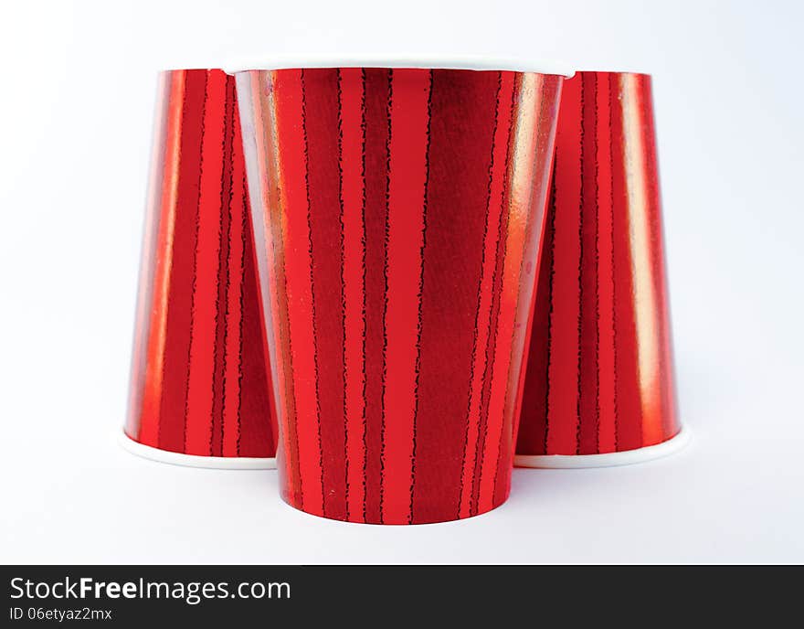 Red Cup isolated on white