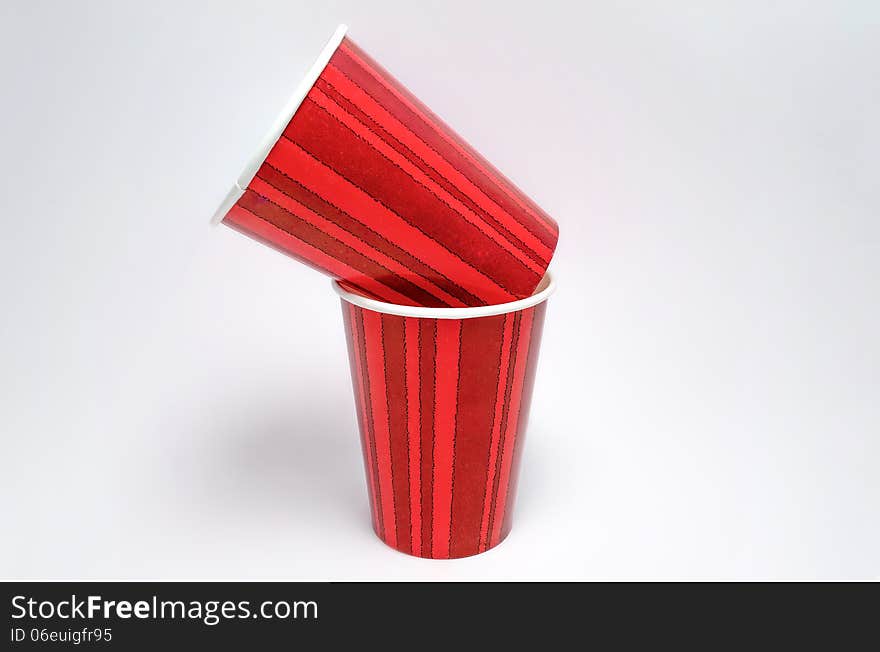 Red Cup on white