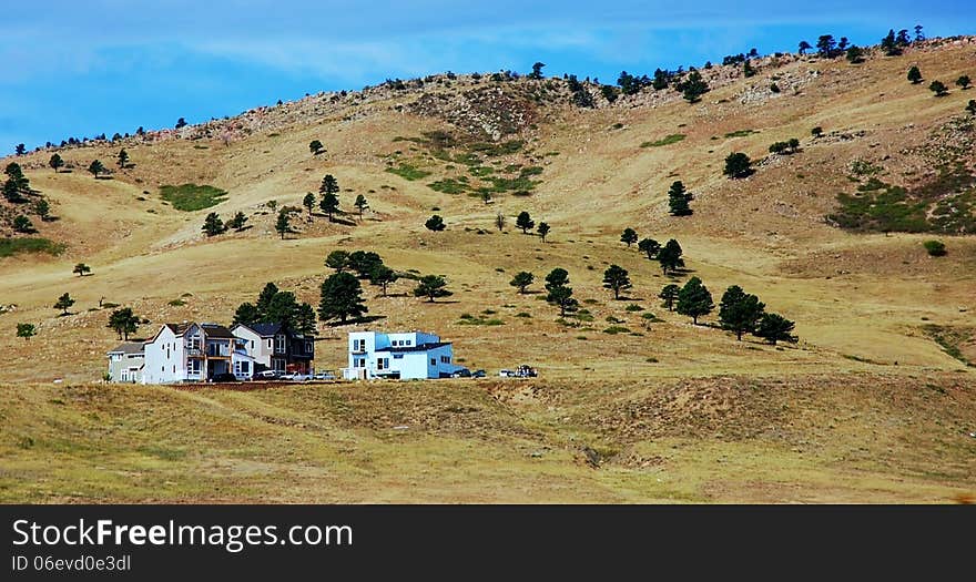 State Colorado real estate in mountains area very popular ,but expensive as well ,colorful landscape and fresh air around