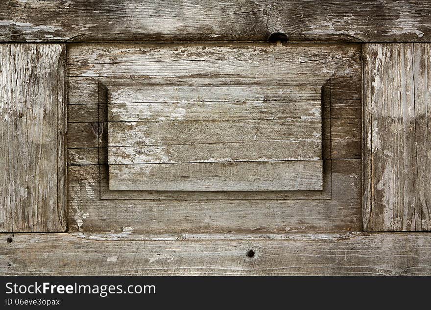 Old wooden door texture as a background