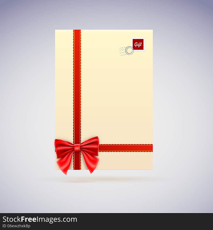 Congratulatory Letter, Envelope With Scarlet