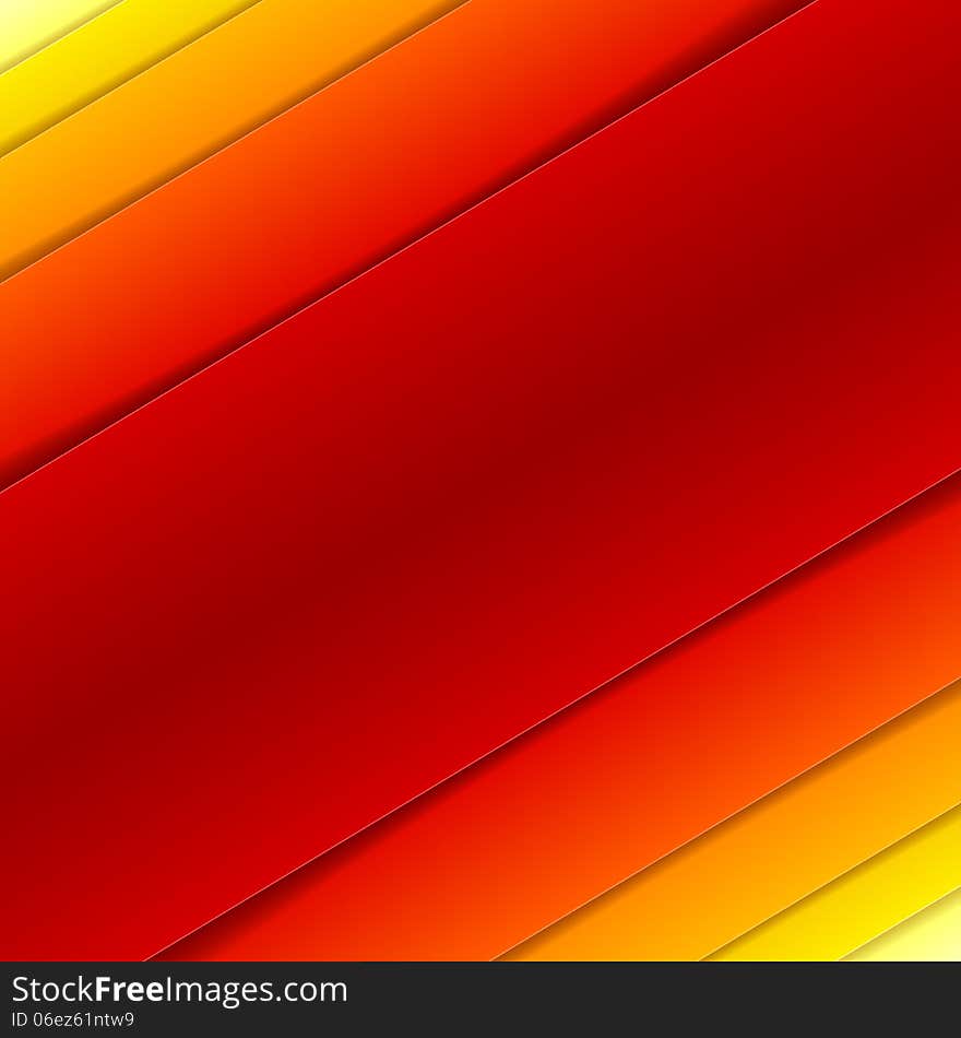 Abstract Red And Orange Rectangle Shapes