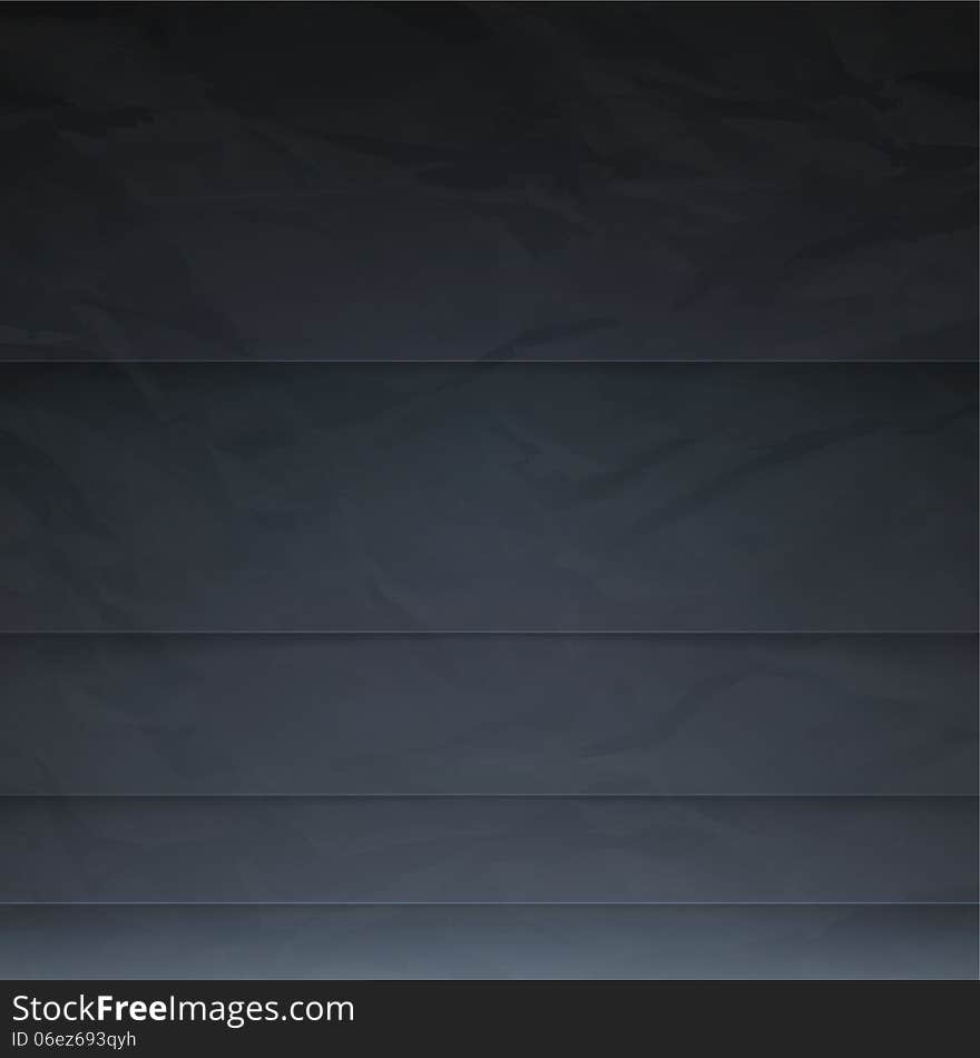 Abstract vector background with black paper layers