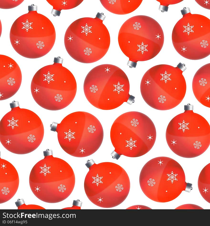 Red Christmas Balls