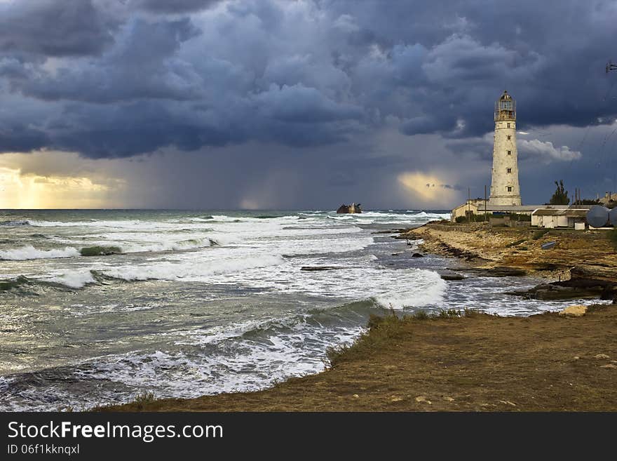 Tarkhankut lighthouse - Lighthouse on the same cape, which is the western part of Crimea