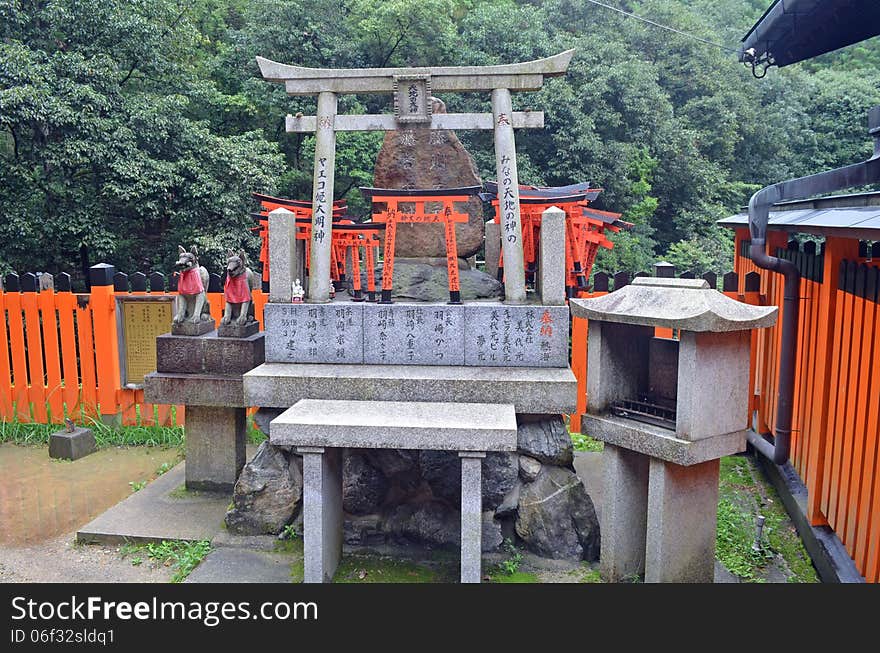 Torri Gates In Kyoto