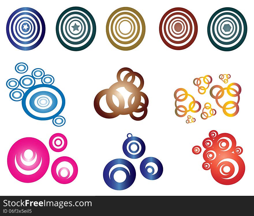 Pack Of Circular Shapes