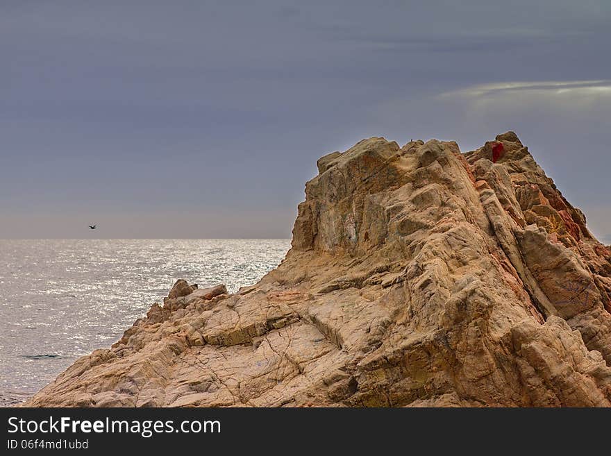 Rocks in the sea, Spain