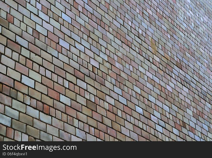 High brick wall