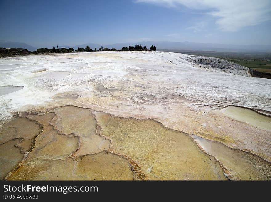 Pamukkale in Denizli, Turkey