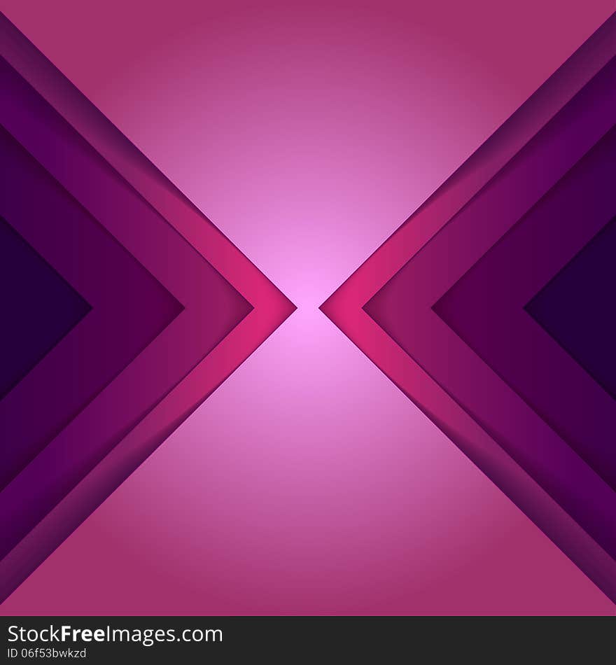 Abstract purple triangle shapes background