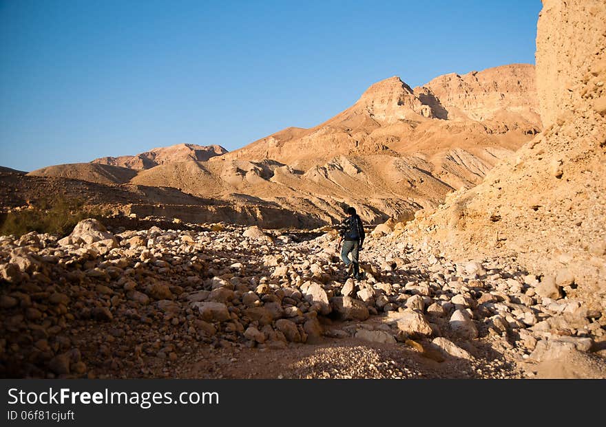 Mountains in stone desert nead Dead Sea