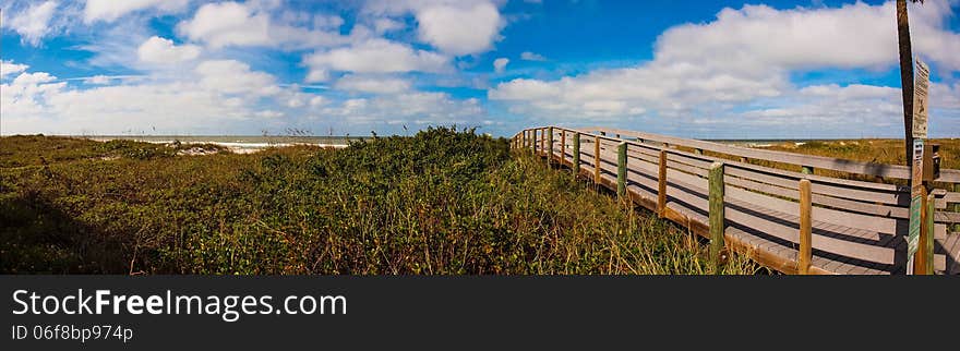 A panoramic view of Indian Rocks Beach, Florida. A panoramic view of Indian Rocks Beach, Florida.