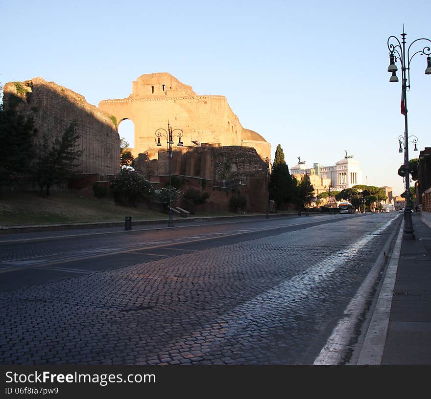 Roman Street View