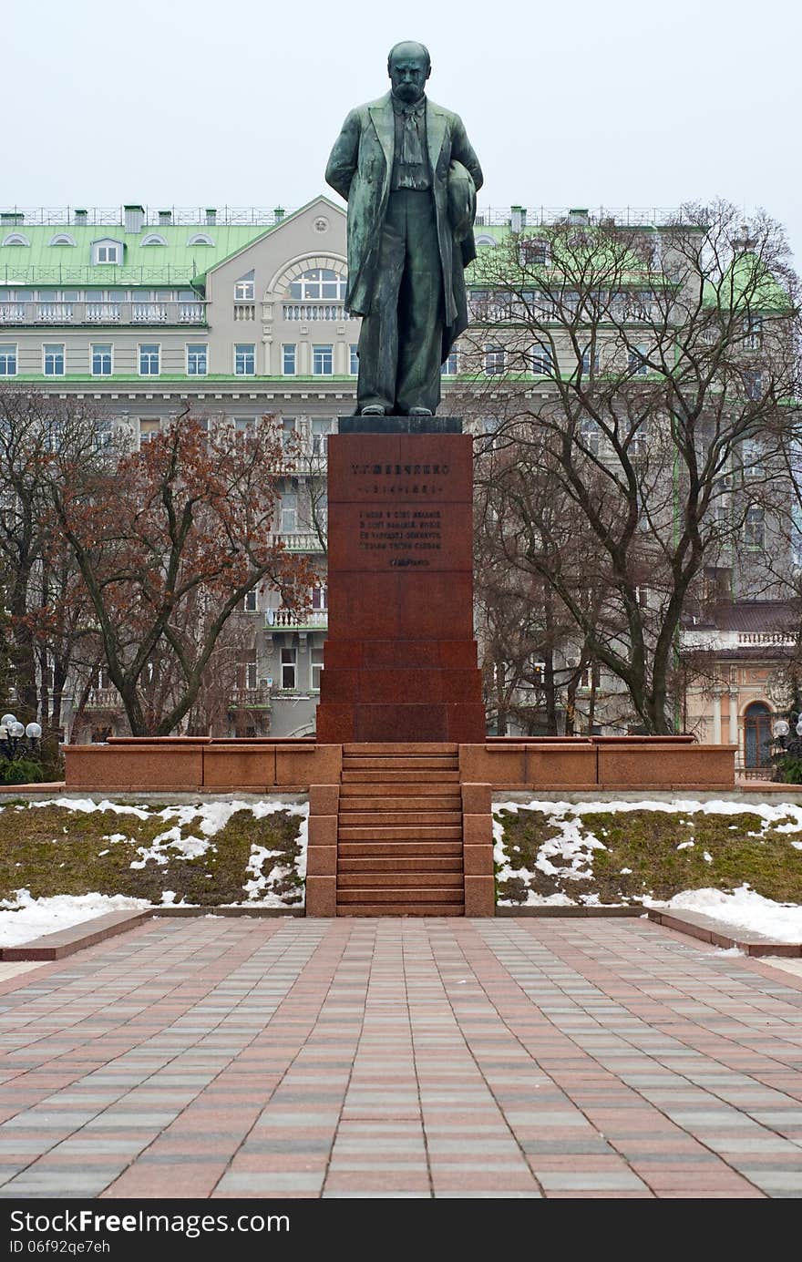 Soviet Monument To Shevchenko In Kyiv