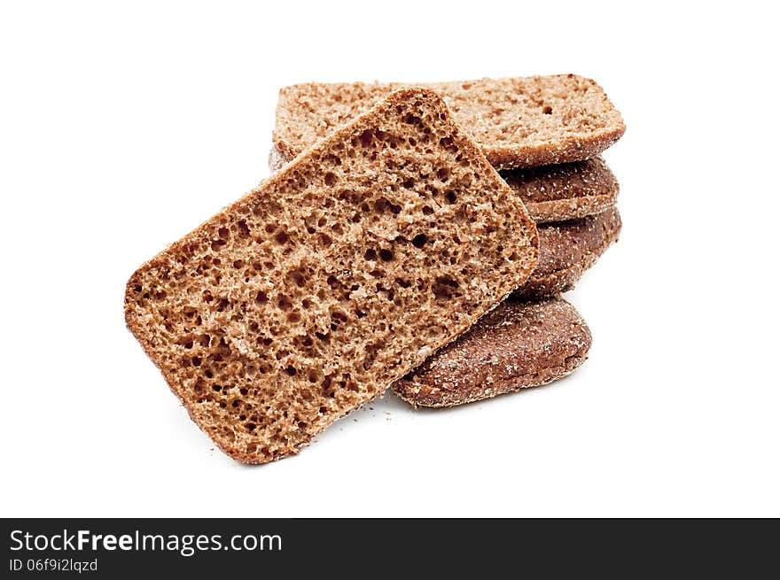 Fresh sliced ​​bread isolated, fresh bread, black bread. Fresh sliced ​​bread isolated, fresh bread, black bread