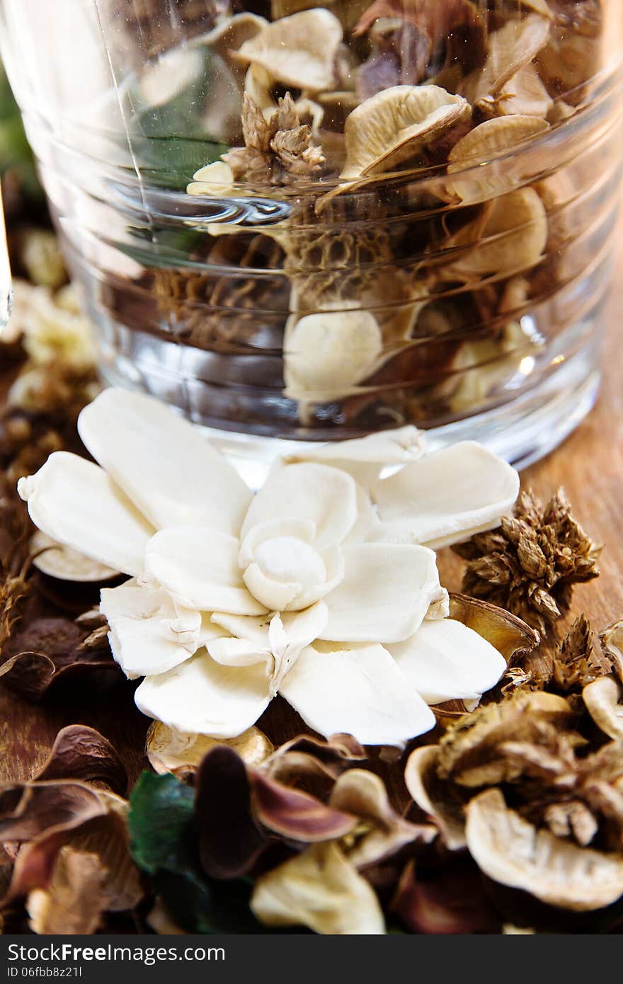 Close up of potpourri,dry flowers