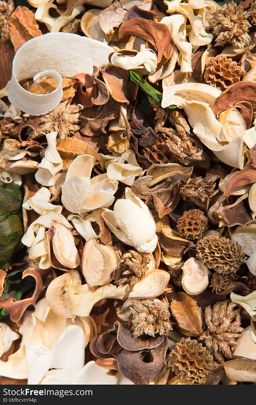 Potpourri,dry flowers background texture