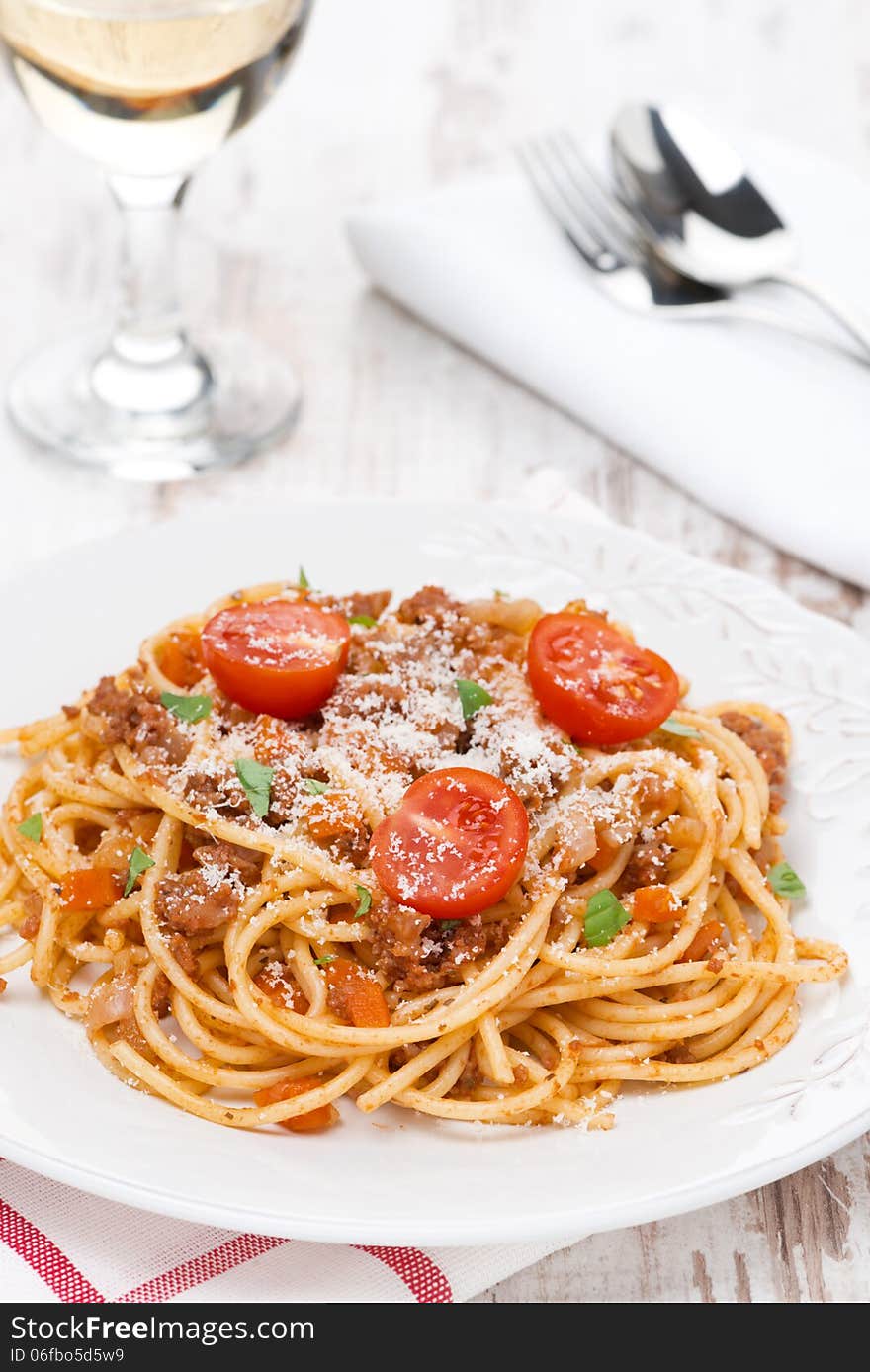 Italian food - spaghetti bolognese