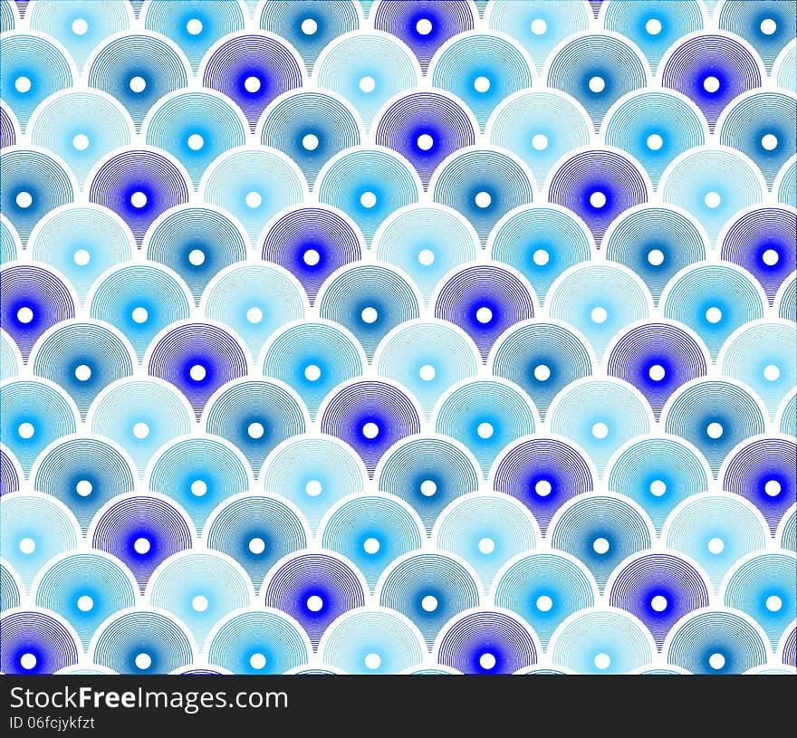 Abstract geometric seamless pattern. Blue pattern with line.