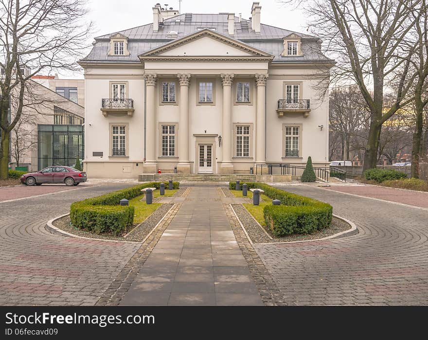 Historic building. The provincial court building in Krakow. Formerly the Lenin Museum. Historic building. The provincial court building in Krakow. Formerly the Lenin Museum