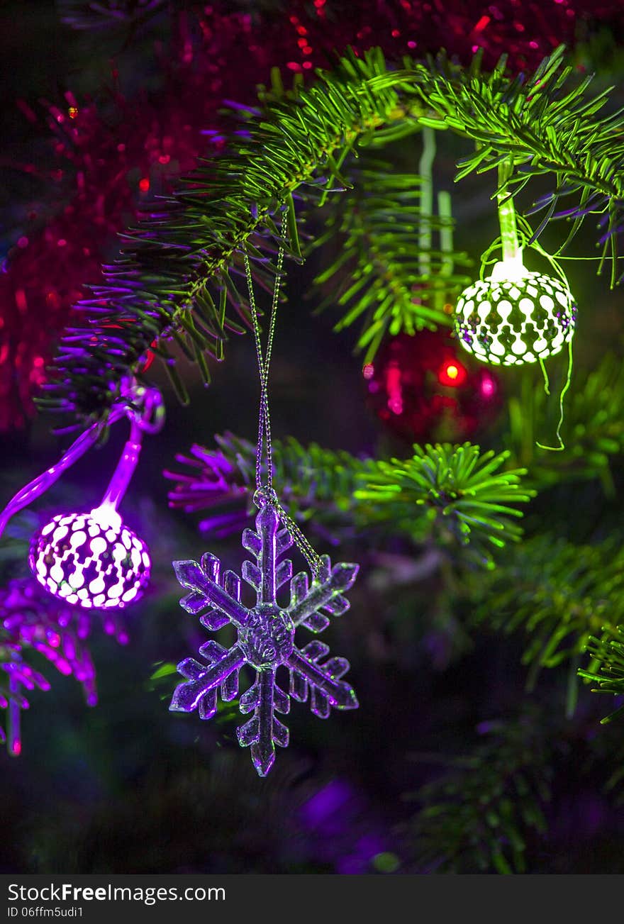 Christmas Tree Snowflake Ornament #3. Christmas Tree Snowflake Ornament #3