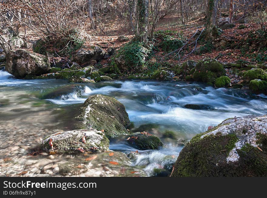 Crimea mountain rivers