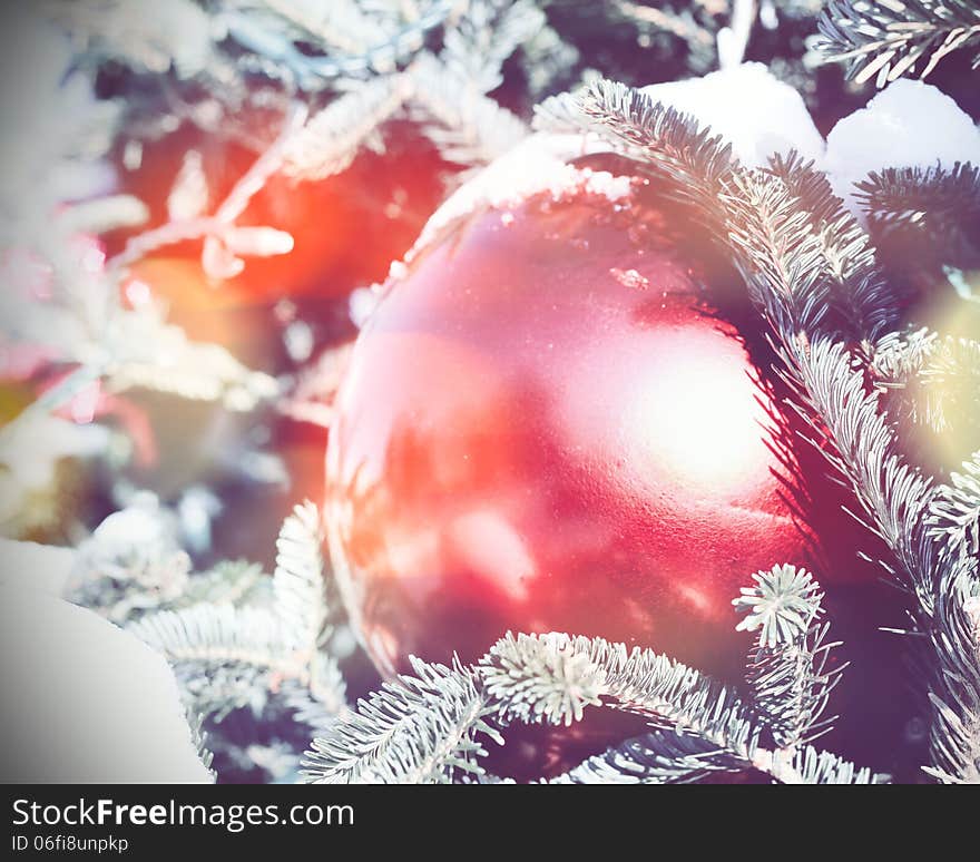 Christmas ornament on the Christmas Tree