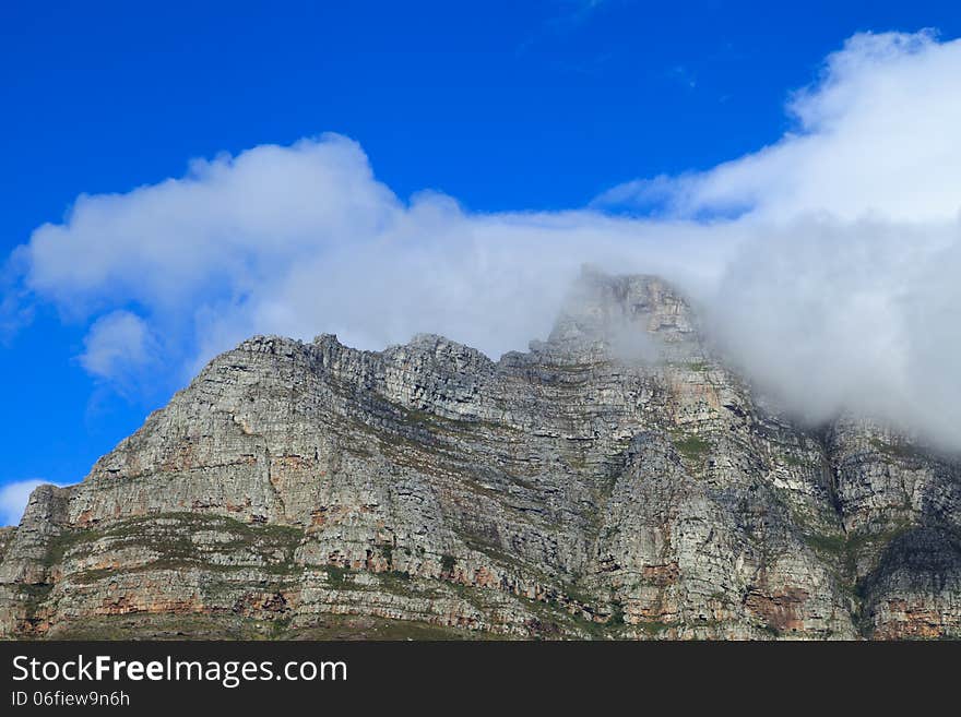 Table Mountain In Cape Town