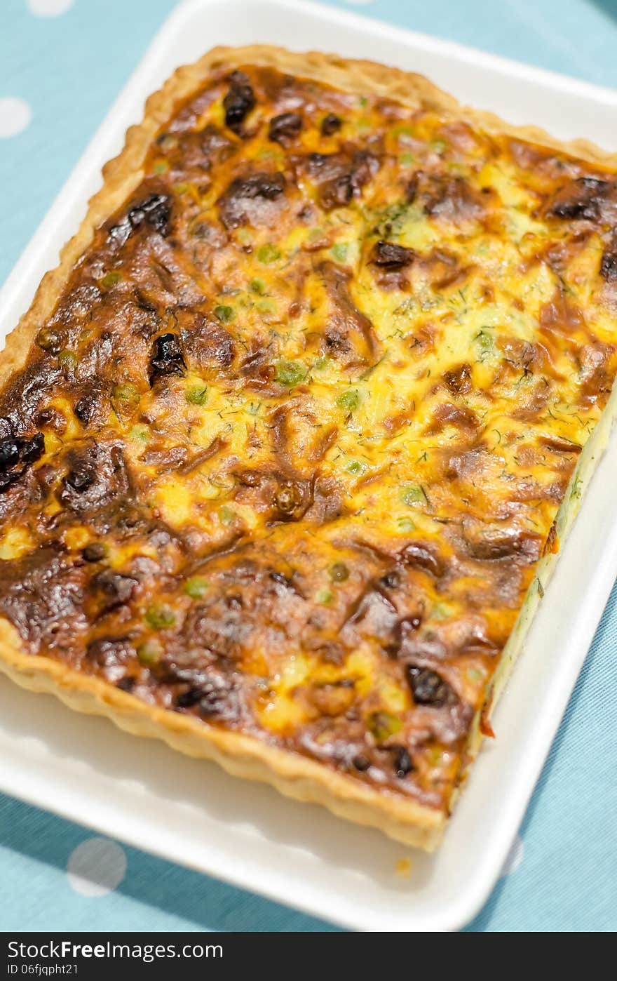 Vegetables quiche