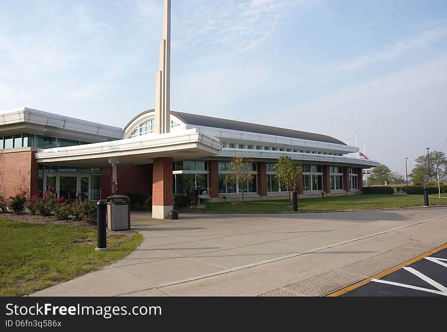 Modern Rest Area In North East Of USA