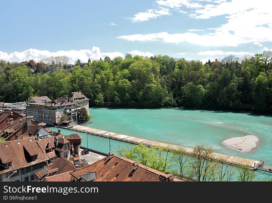 Townscape Of Berne, Switzerland.