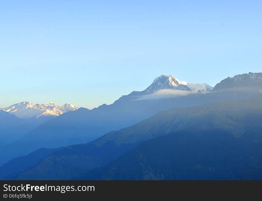 Annapurna massif. Nepal.