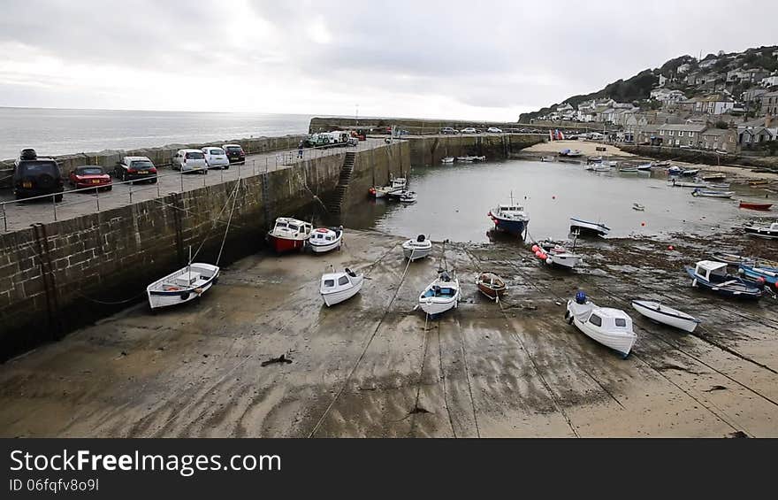 Mousehole Harbour Cornwall England