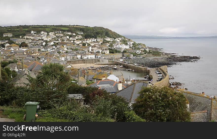 View Of Mousehole Cornwall England