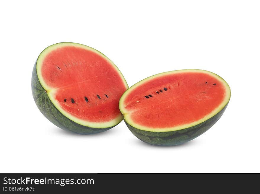 Watermelon Isolated On White