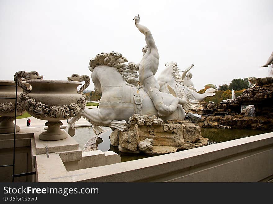 Sculpture in schonbrunn