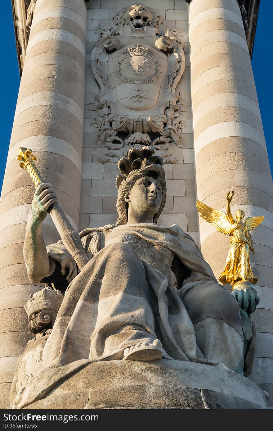 Alexander III bridge in Paris