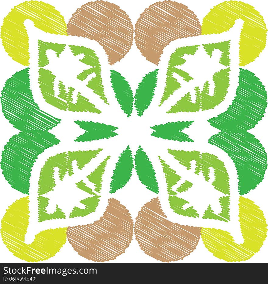 Abstract Of four leafs logo