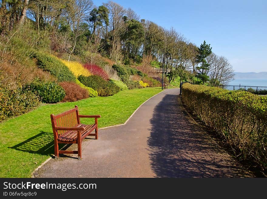 Langmoor-Lister Gardens … the bushes are showing early spring colours on the bushes. Langmoor-Lister Gardens … the bushes are showing early spring colours on the bushes.