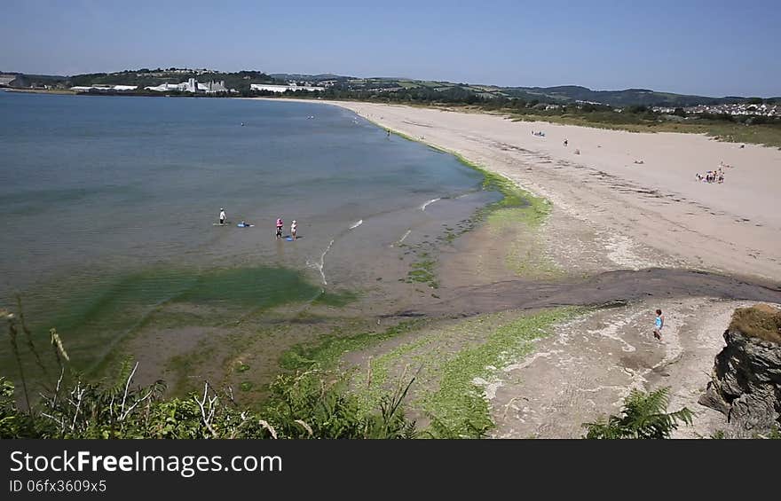 Par beach Cornwall England UK